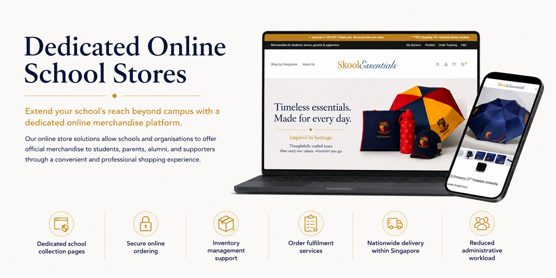 Skool Essentials Dedicated Online School Store