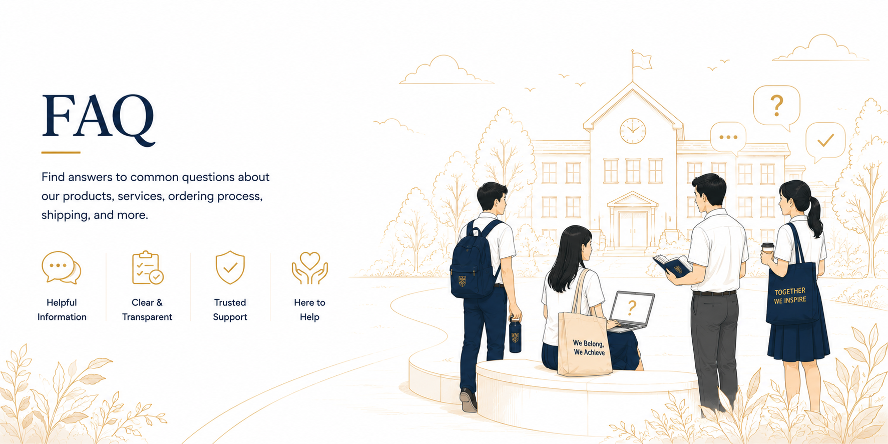 Skool Essentials FAQ and Support Information Banner
