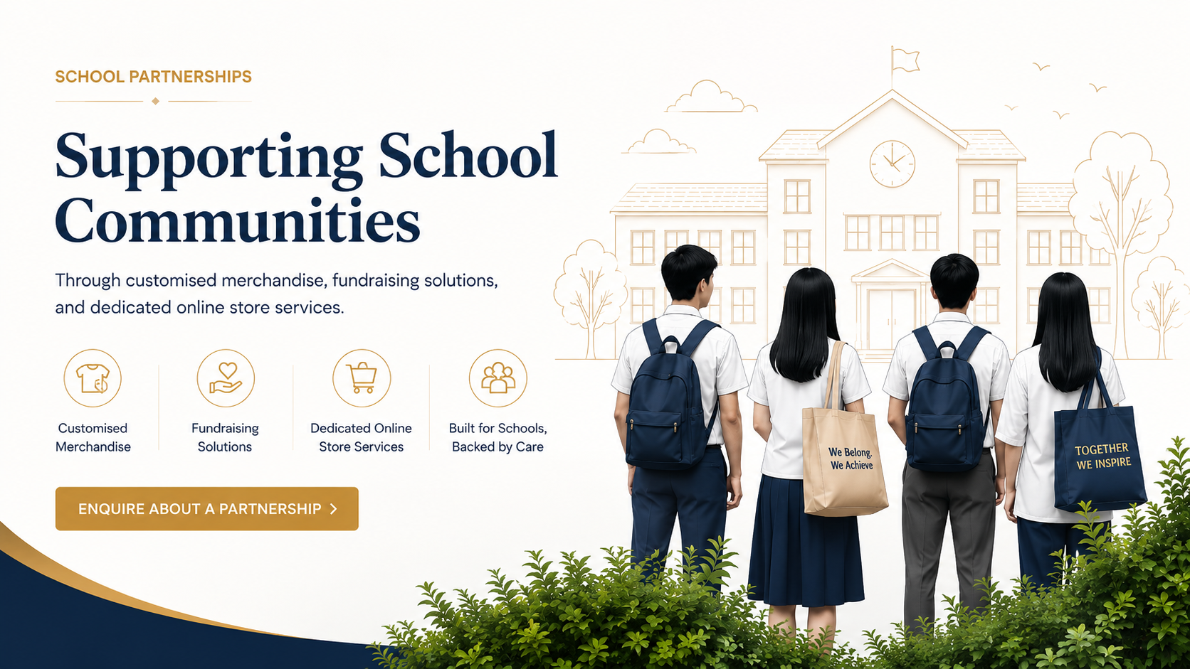 Skool Essentials School Partnerships Banner